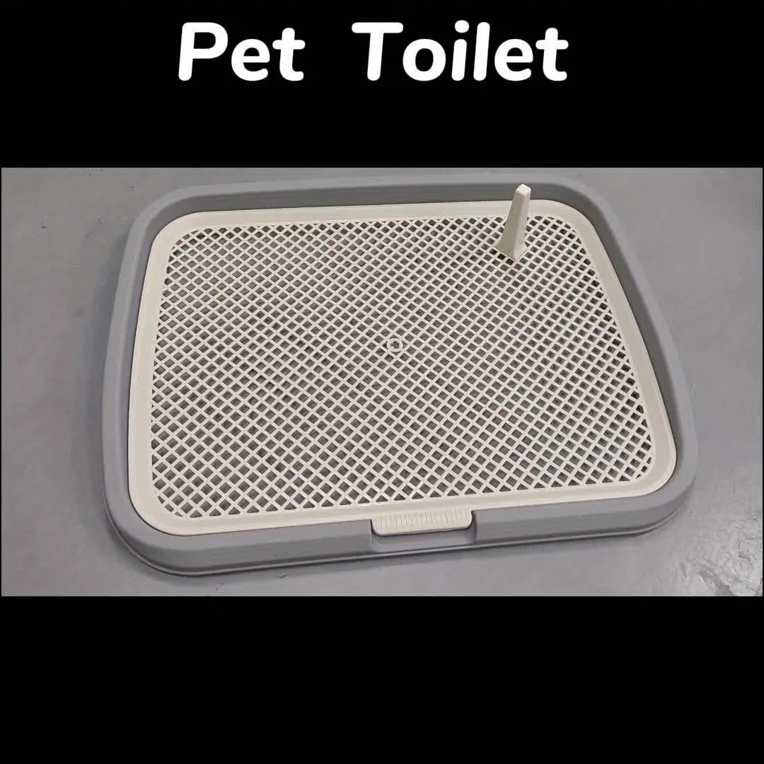 Inodoro para Perros con Rejilla Antihumedad – Entrenamiento Limpio y Cómodo en Casa.