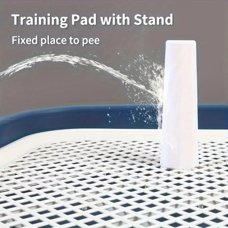 Inodoro para Perros con Rejilla Antihumedad – Entrenamiento Limpio y Cómodo en Casa.