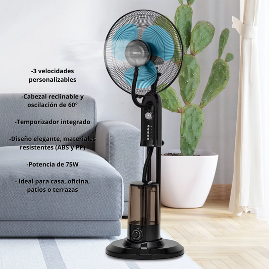 Ventilador de pie con Vaporizador JOCCA.