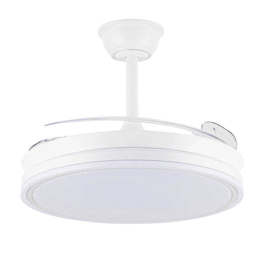 Ventilador de Techo LED con Control Inteligente – 6 Velocidades, Motor DC y Luz Regulable.