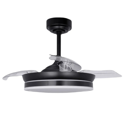 Ventilador de Techo LED con Control Inteligente – 6 Velocidades, Motor DC y Luz Regulable.